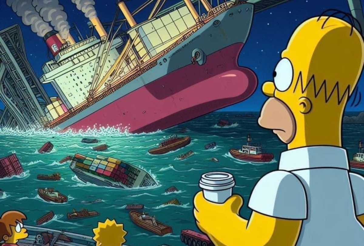 Προέβλεψαν οι Simpsons (και) την κατάρρευσης της γέφυρας της Βαλτιμόρης; Το επεισόδιο με το εμπορικό πλοίο...