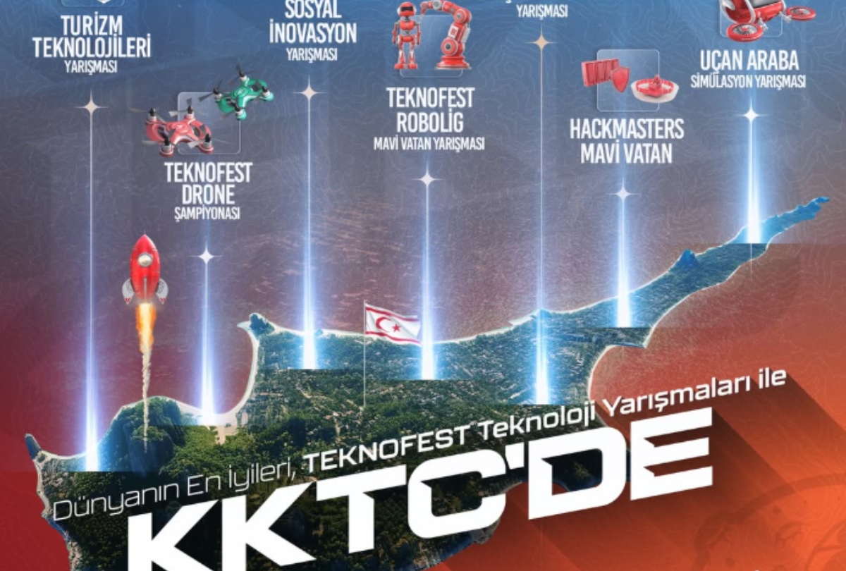 Teknofest 2025: Αφίσα-πρόκληση δείχνει τουρκική όλη την Κύπρο