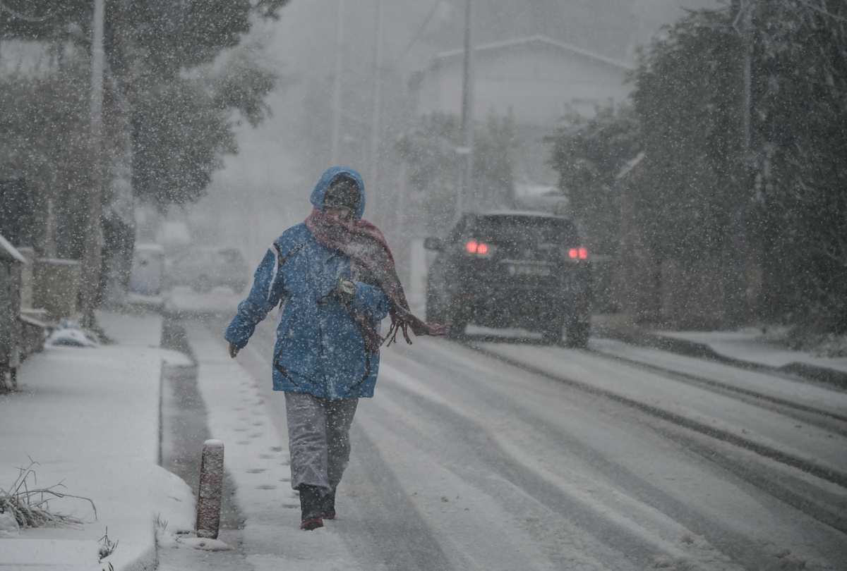 Κακοκαιρία Μπάρμπαρα: Πότε θα πέσει ο μεγαλύτερος όγκος χιονιού στην Αττική - Νέα πρόγνωση Μαρουσάκη