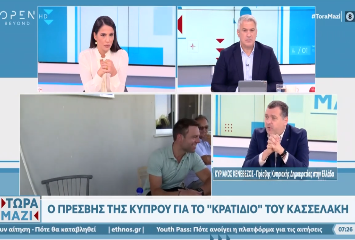 Κύπριος πρέσβης για Κασσελάκη και Κυπριακό: «Δεν θα κάτσω να αξιολογήσω το παιδί, έχει μπει στην πολιτική πρόσφατα»