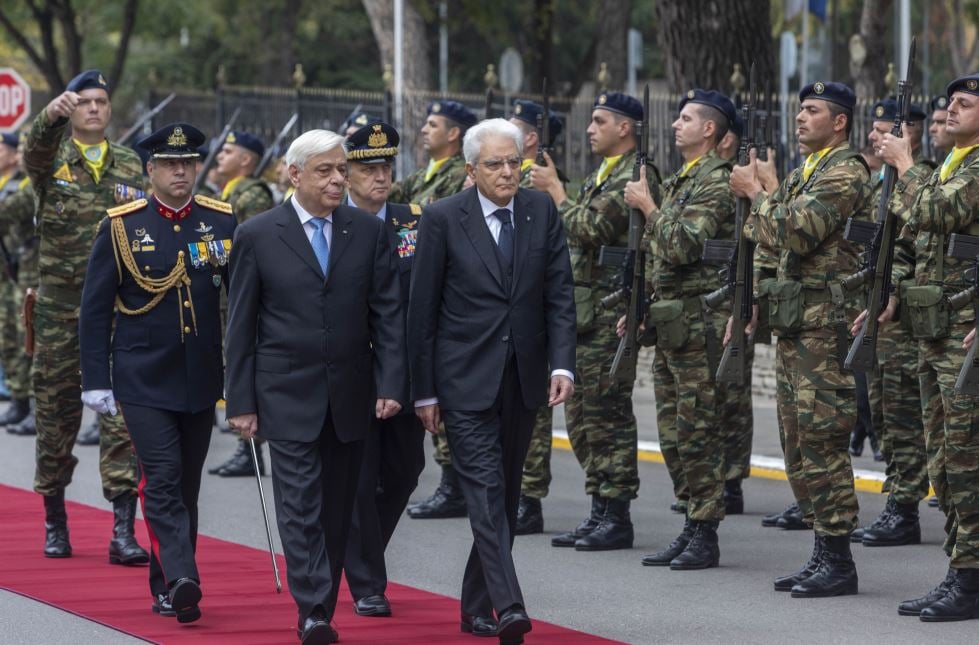 Προκόπης Παυλόπουλος και Σέρτζιο Ματαρέλα