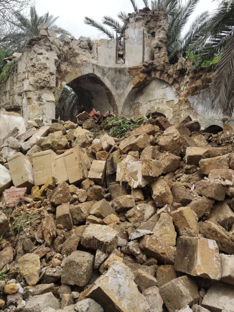 Κατάρρευση ναού στα Κατεχόμενα