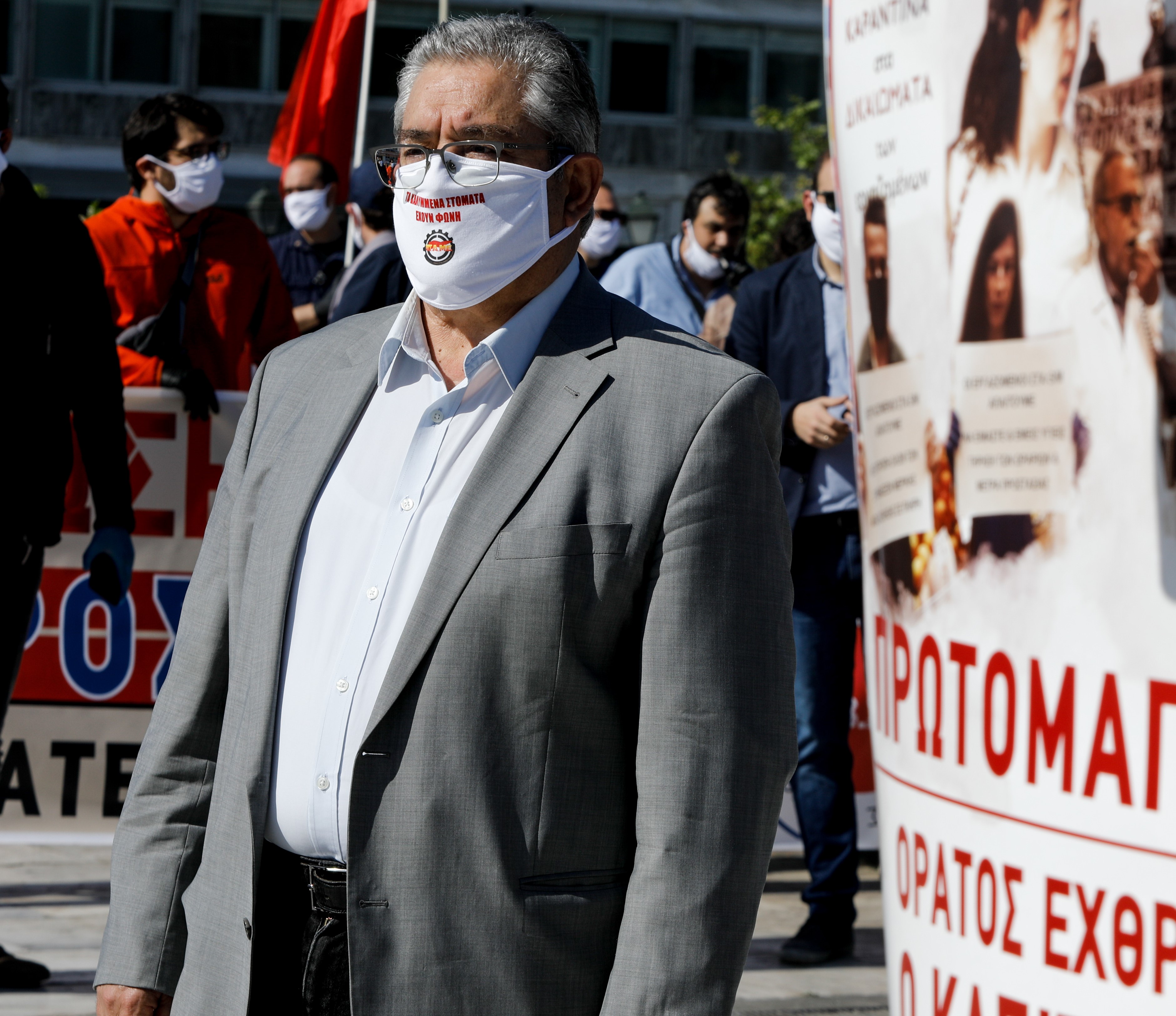 Ο γ.γ. της ΚΕ του ΚΚΕ Δημήτρης Κουτσούμπας