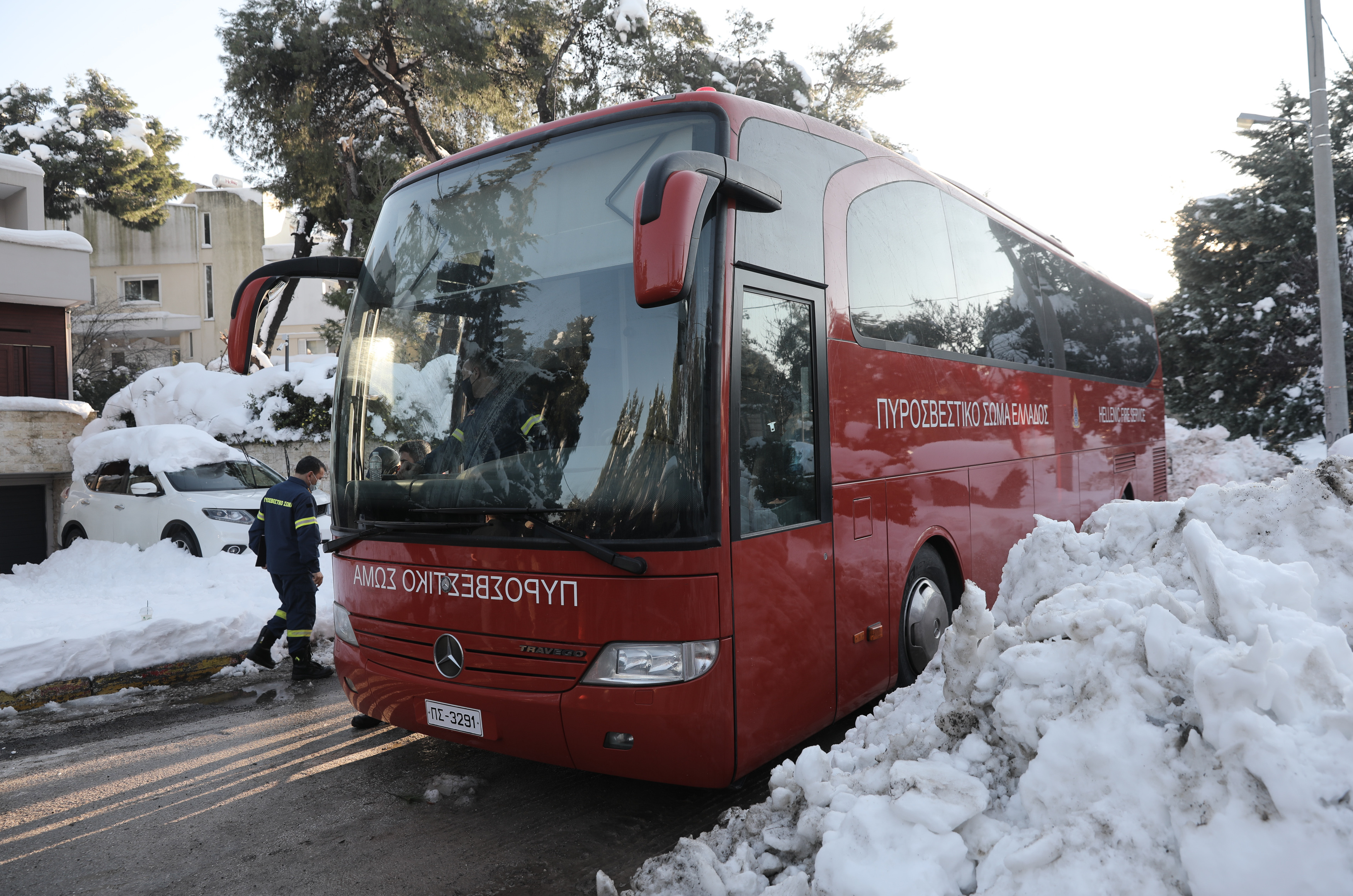 Το κινητό επιχειρησιακό κέντρο «Όλυμπος» στην Εκάλη