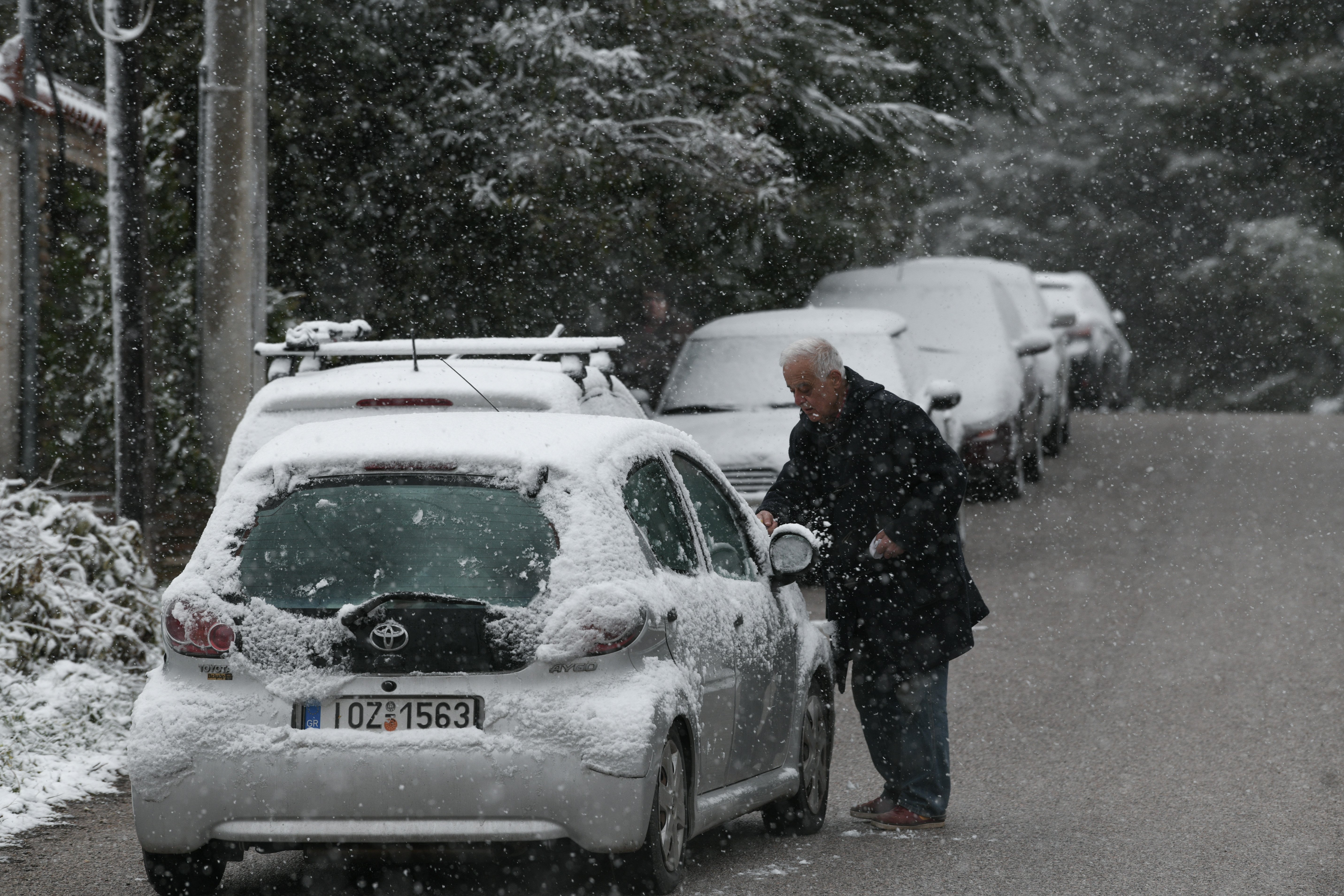 Διόνυσος, χιόνια