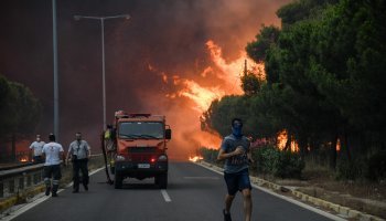 Το ξεκίνημα της φωτιάς στο Μάτι