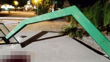 Η μπασκέτα στο γήπεδο όπου γράφτηκε ο επίλογος για τον 19χρονο