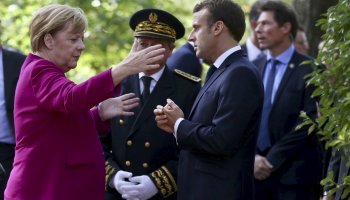 Άνγκελα Μέρκελ, Εμάνουελ Μακρόν