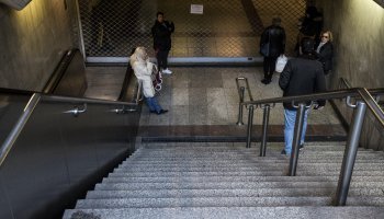 Στάση εργασίας στο μετρό