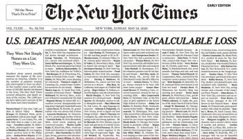 New York Times, κορονοϊός