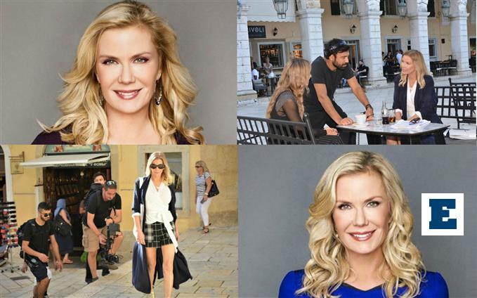 8 λέξεις: Katherine Kelly Lang και Ανδρέας Γεωργίου στις ομορφιές της Κέρκυρας (vid) | Έθνος 